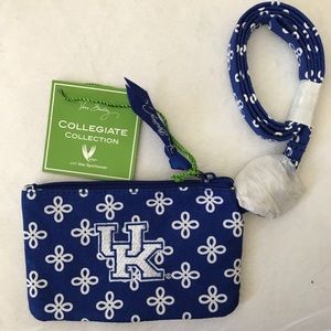 Vera Bradley University of Kentucky Zip ID Lanyard